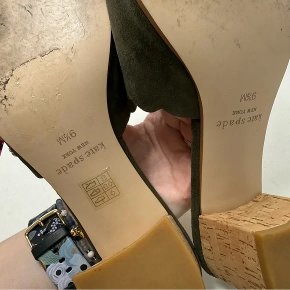 Kate Spade New York Warren Mule Sandals Heels Size 9.5 - Picture 12 of 12